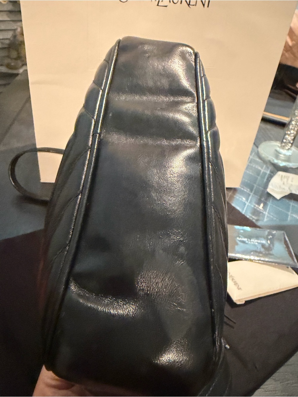 Saint Laurent Lou Camera Bag Matelasse Chevron w/COA - Picture 13 of 17